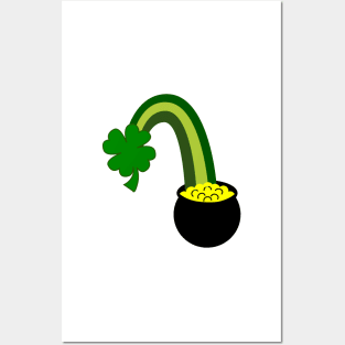 Lucky Shamrock Leads to Gold Posters and Art